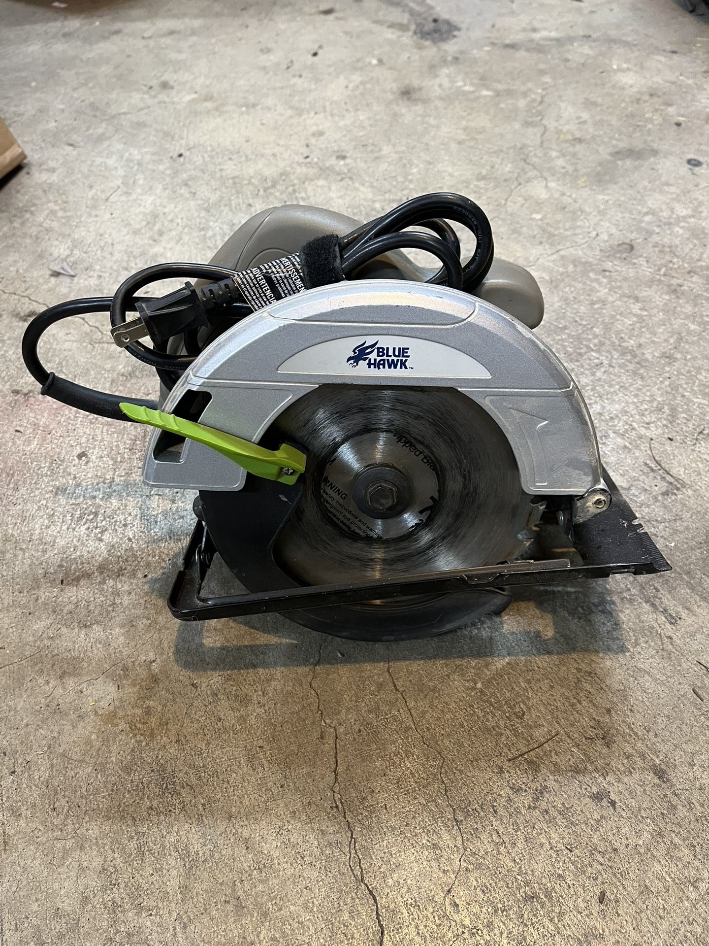 Circular Saw 7.25” Blue Hawk