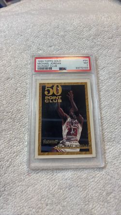 1993 Topps Gold Michael Jordan  PSA 7