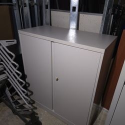 Short Metal Storage Cabinet 
