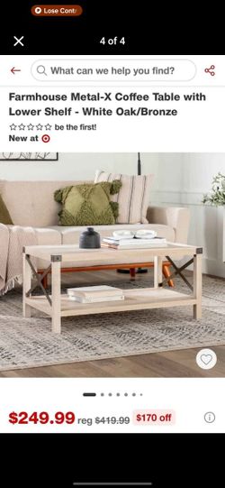 Farmhouse X Coffee Tables
