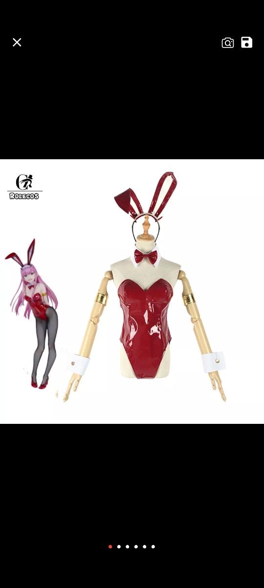 Bunny Girl Costume Zero Two Cosplay Costume
