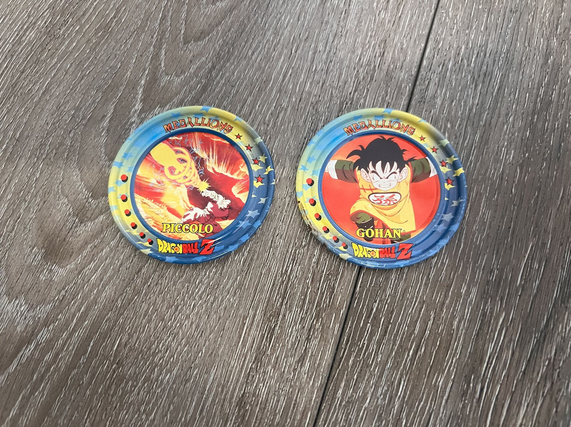 Rare Dragon Ball Z Medallions Asking 10 Dollars For Both