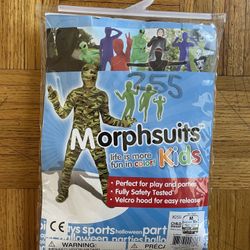 Costume “Commando” Camouflage Morphsuit Child Size M