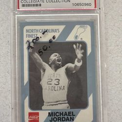 Michael Jordan College Card Graded