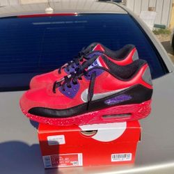 $125  Local Pickup  Nike Air Max 90 Made By You Toronto Raptors  Edition Size 13 No  Box  No Trades Price Is Firm  Extremely Rare 