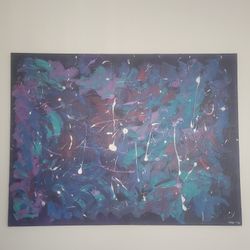Original Large Acrylic Painting, Painted in 2016 (3ft x 4ft)