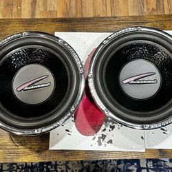 2 12” 400watts audiobahn subwoofers Aw1251T