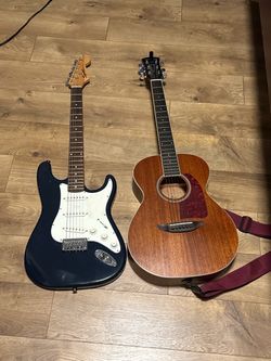 2 guitars and an amp