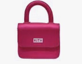 Kith micro mini pink bag