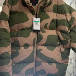 Brand New Jordan Camo Goose down Jacket
