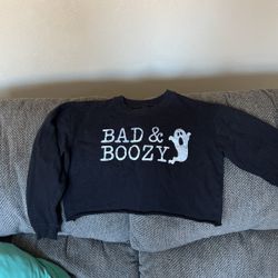 Halloween Cropped Sweatshirt 