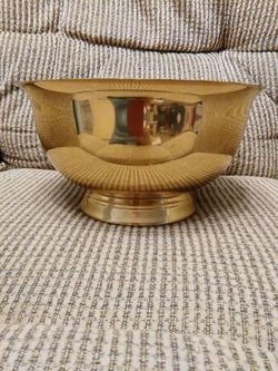 SOLID BRASS BOWL 10X10