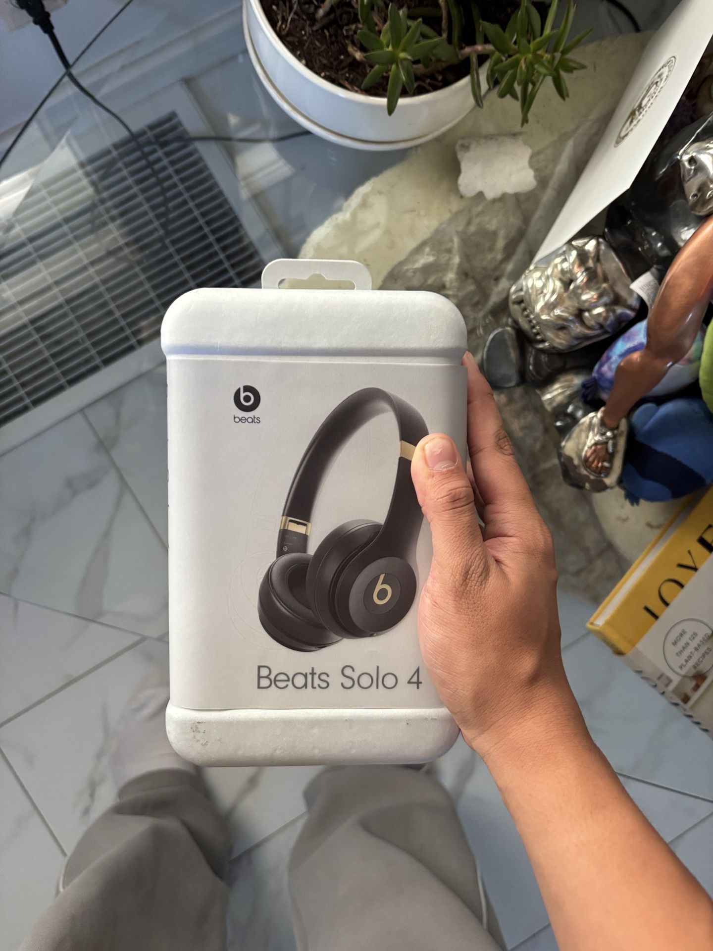 Black and gold Beats Solo 4