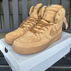 Nike Air Force 1 High “Flax/Wheat” – Size 10.5