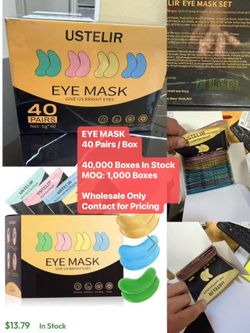 USTELIR EYE MASK 40 Pairs / Box