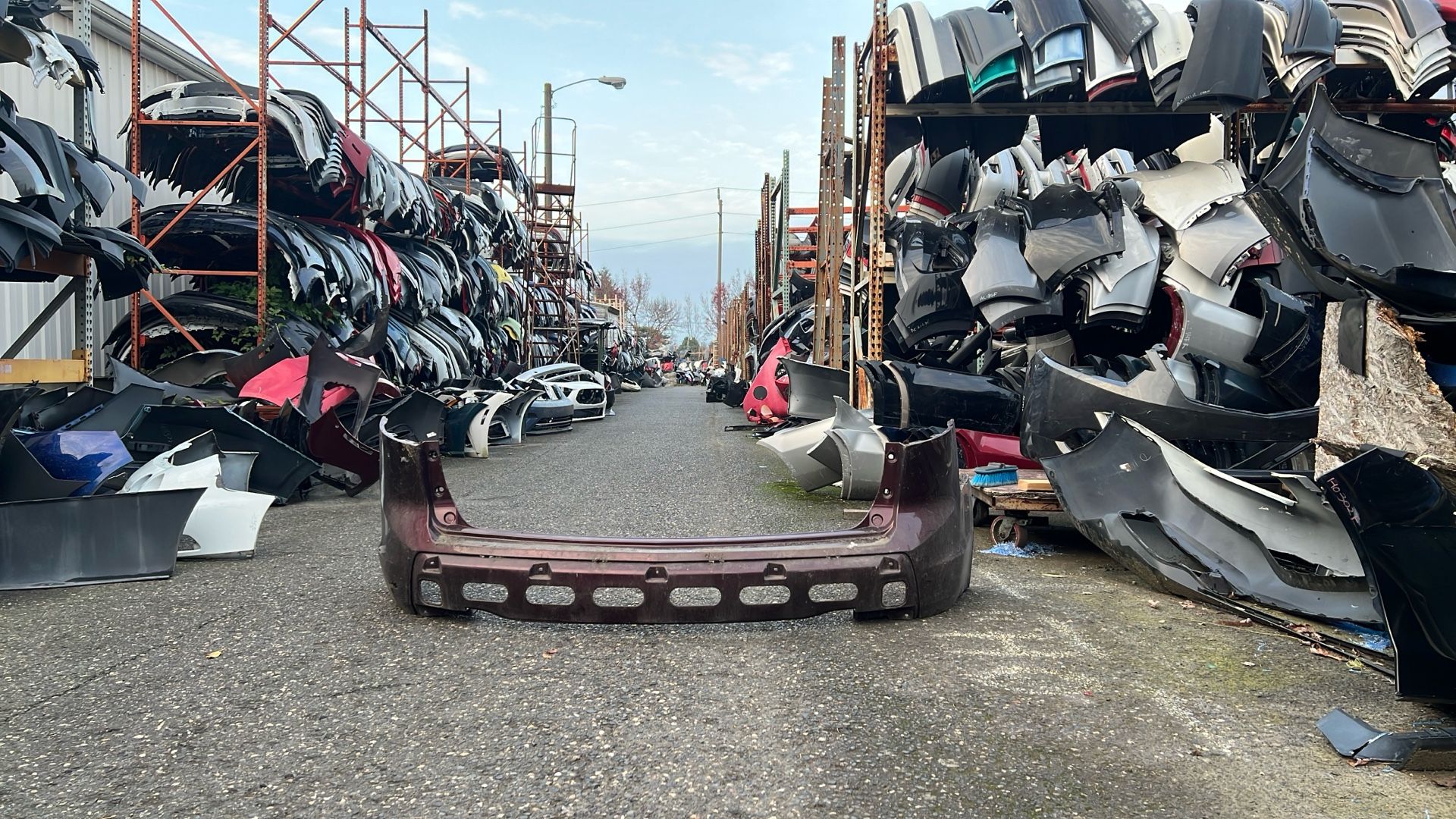 2007 To 2009 Acura MDX Rear Bumper Cover #B1004 AC1100 152