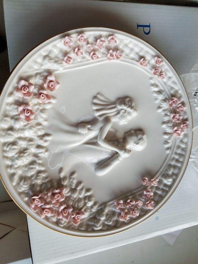 princess house wedding plate