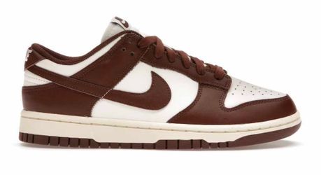 Women’s Nike Dunk Low White Brown Sneakers