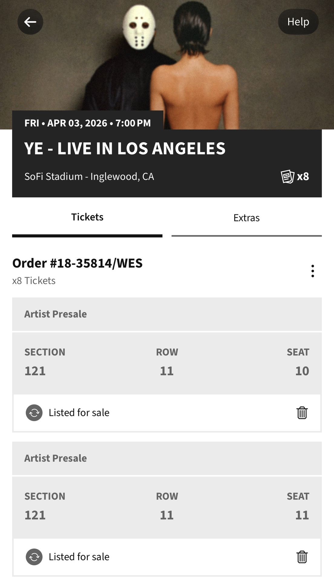Kanye tickets