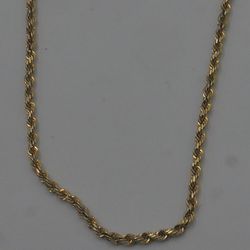 10kt yellow gold chain 20 inches long 5.4 grams 3mm 878127-1