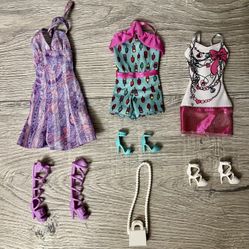 Barbie Clothes and Accessories Bundle ( Price For All)