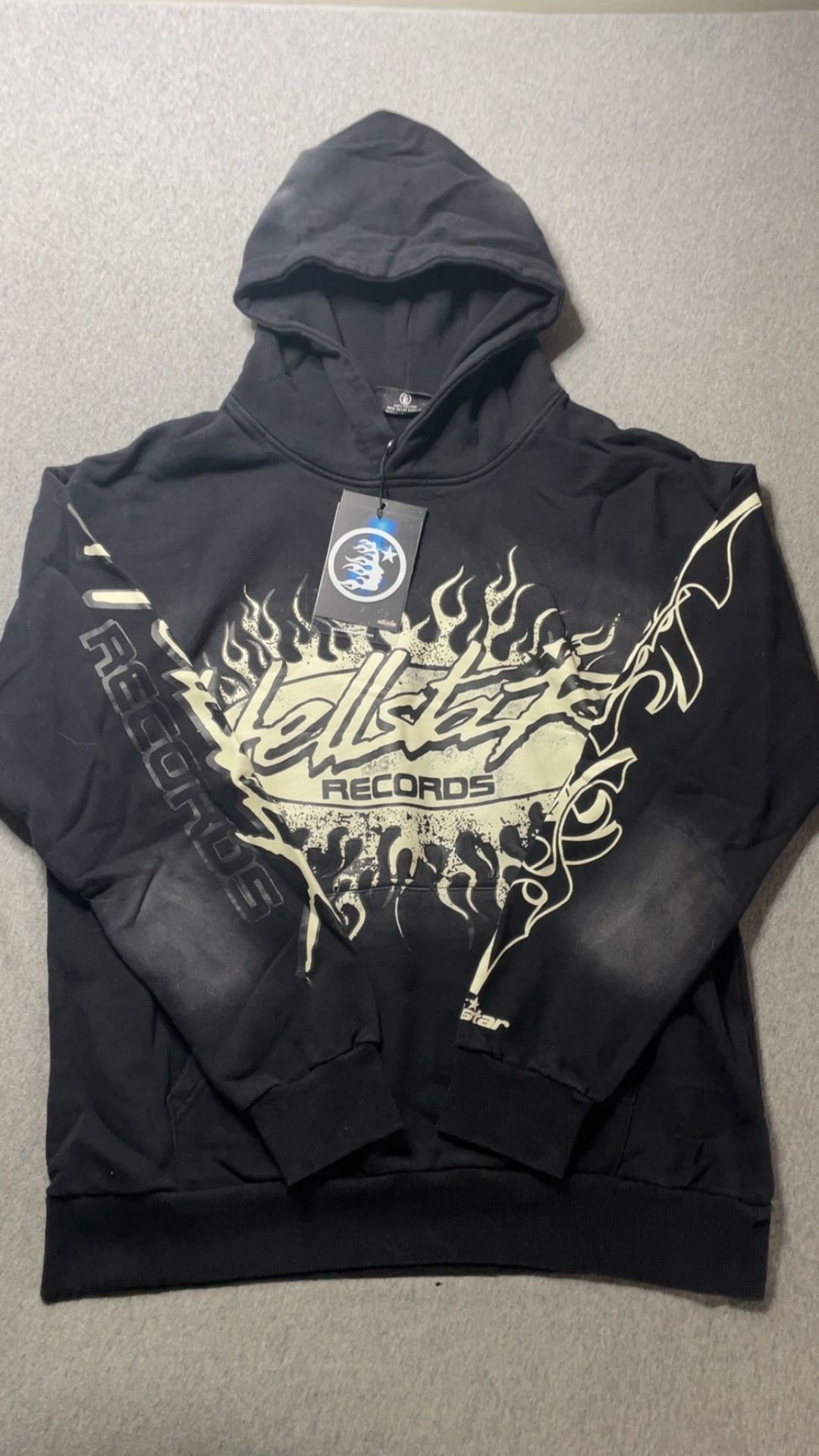 Black & White “Hellstar”  Hoodie 
