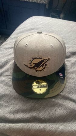 Brand new! Miami Dolphins fitted hat!  Camouflage colors!