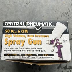 Central Pneumatic Spray Gun 