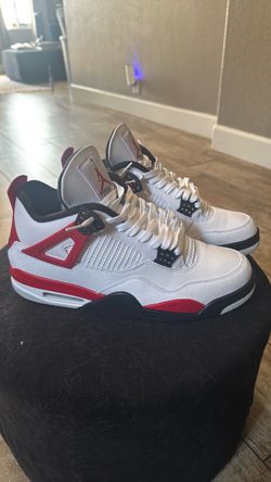 Air Jordan 4 Retro Red Cement Sneakers