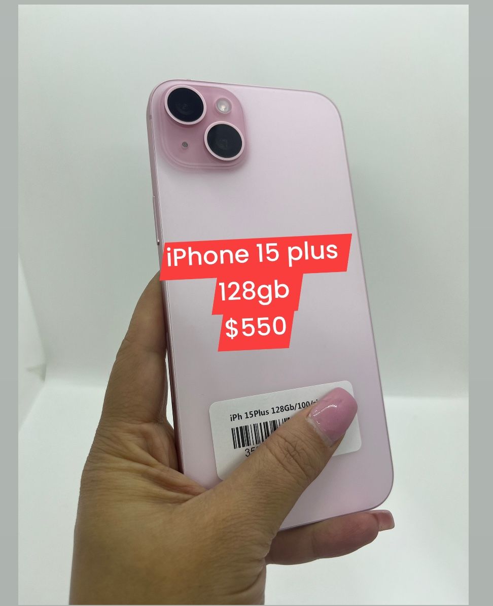 Apple iPhone 15 Plus 128gb $550