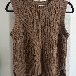 Rachel Zoe Caramel Knit Top