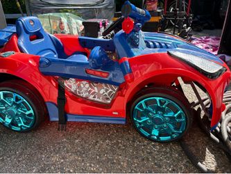 Spider Man electric car