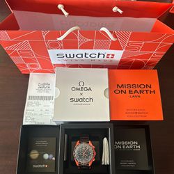 SWATCH X OMEGA MISSION ON EARTH LAVA