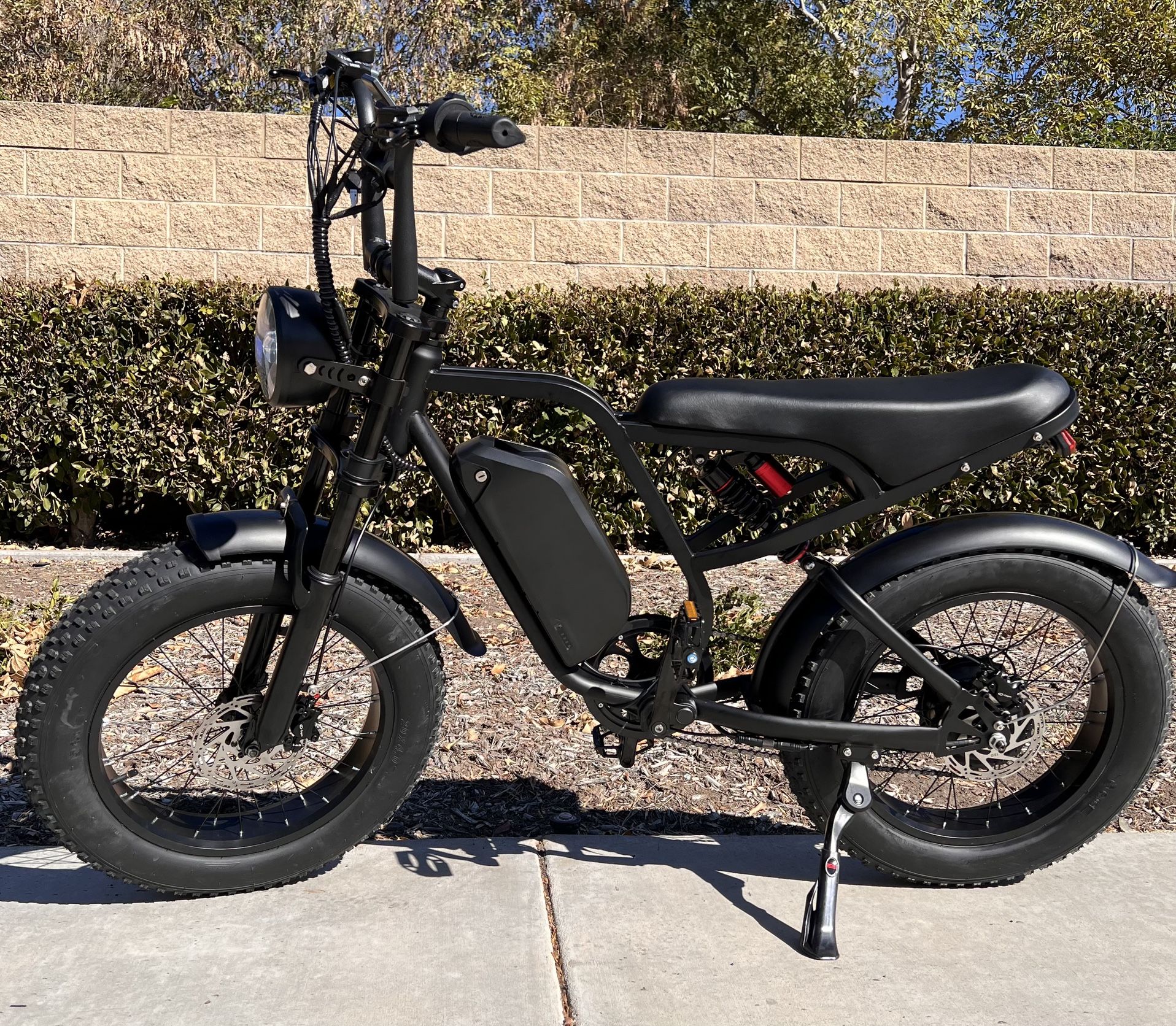 🚚FREE DELIVERY- 52V/1500W Electric E-bike, 40mph, 20ah Battery/20x4.0 Tire/Hydraulic Brakes