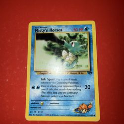 Pokemon Misty's Horsea 87/132 Common (LP)