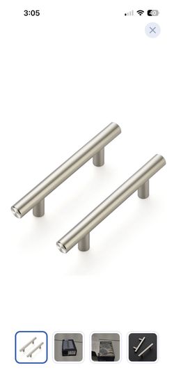 5” Cabinet pull s brushed nickel handles