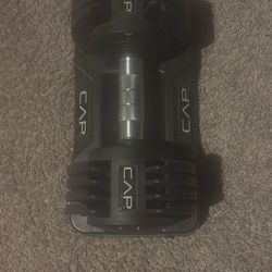 Cap Dumbbell Adjustable Just One Goes Up To 25lbs