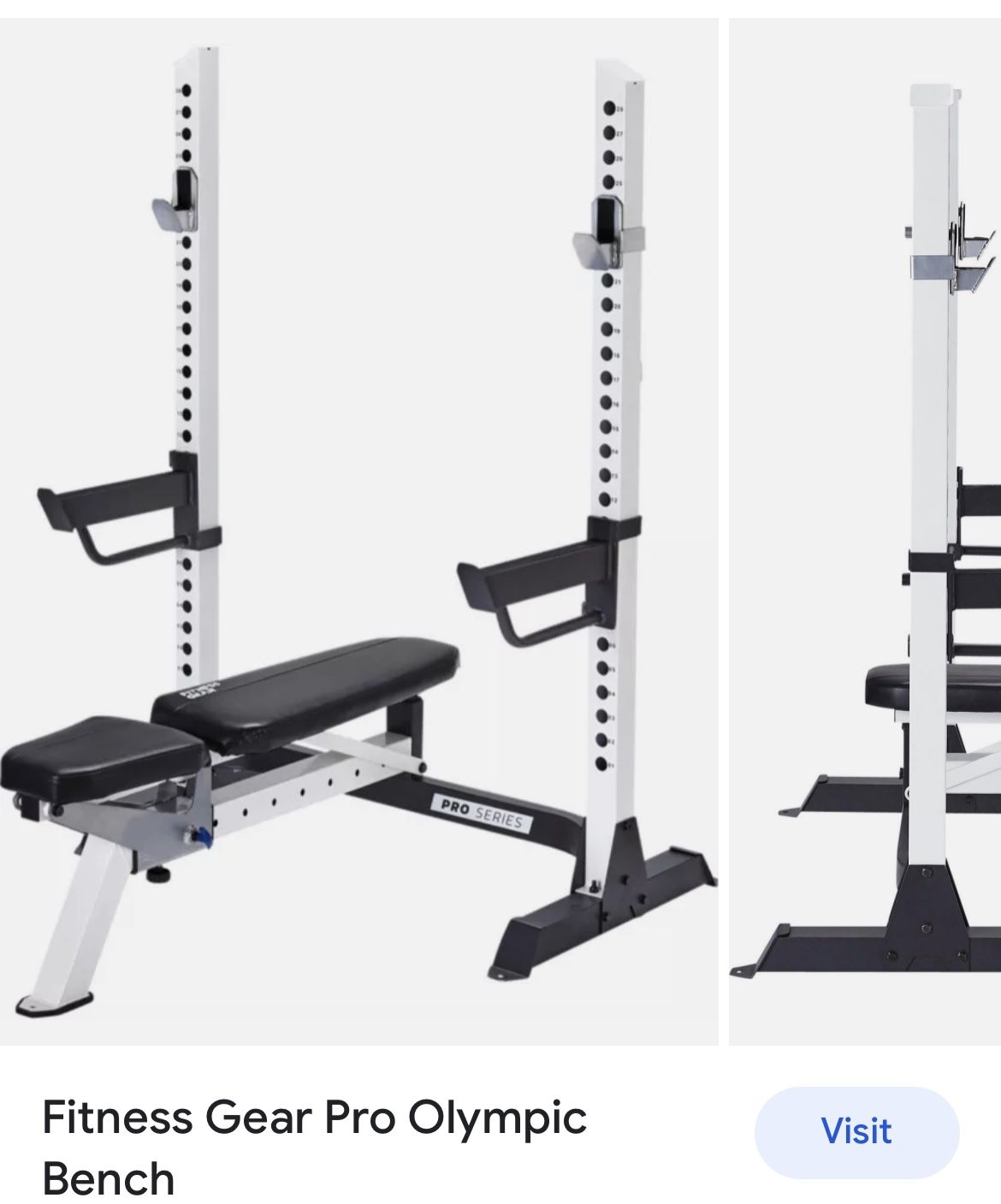 Fitness Gear Brand Weight Bench/rack 