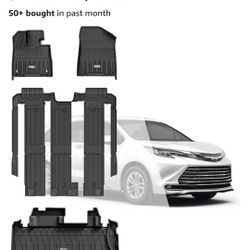 Toyota Sienna 2021-2025 TPE All Weather Custom Fit Floor Liner