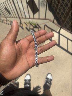 Cubic zirconia tennis bracelet