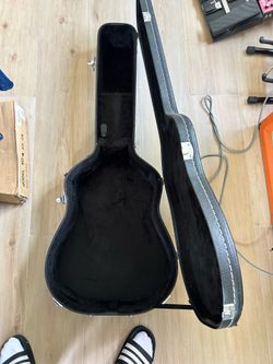 Guitar case and guitar