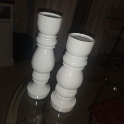 Wooden Candle Holders