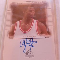 AJ Guyton Autograph Card