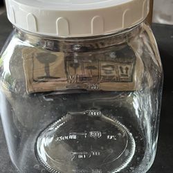 108 Fl Oz Glass Jar With Lid 