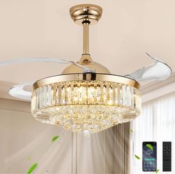 2 for $235 (42'' Fandelier Ceiling Fan with Light,