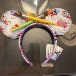 Disney Parks Ears Headband - INK & PAINT w/MICKEY DUMBO PINOCCHIO