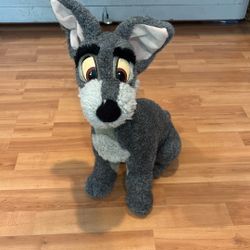 1990's Vintage Tramp Stuffed Animal From Disneyland 