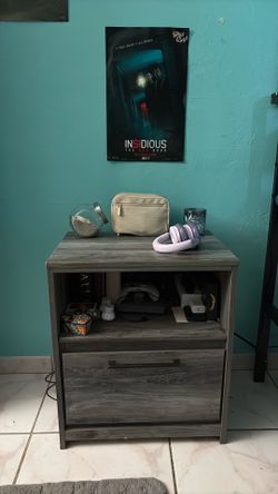 Grey Nightstand