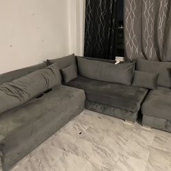 Gray Living Room Couch