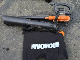 Worx WG518 12 Amp 2-Speed Electric Leaf Blower/Mulcher/Vacuum